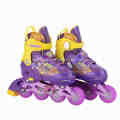 Bright surface inline skates with stitches
